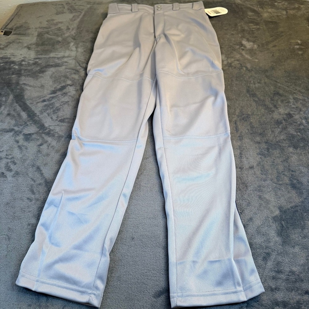 Wilson WTA4332GNS Baseball Pants Mens Small Grey Piped Athletic